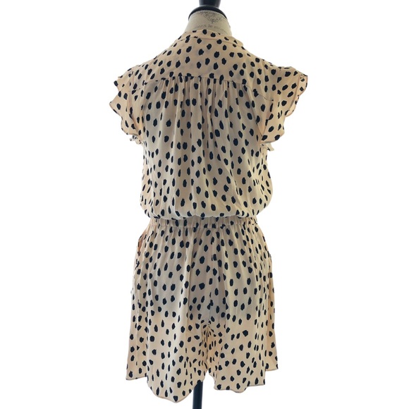 Kate Spade Leopard Dot Crepe Romper 2 - Picture 5 of 12